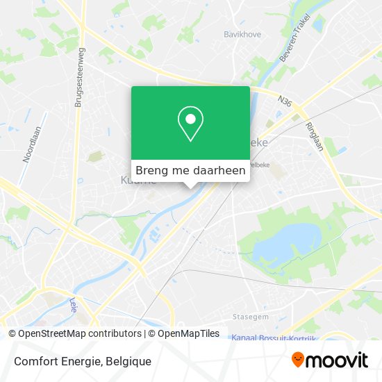 Comfort Energie kaart