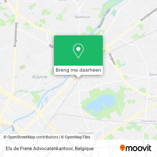Els de Frene Advocatenkantoor kaart