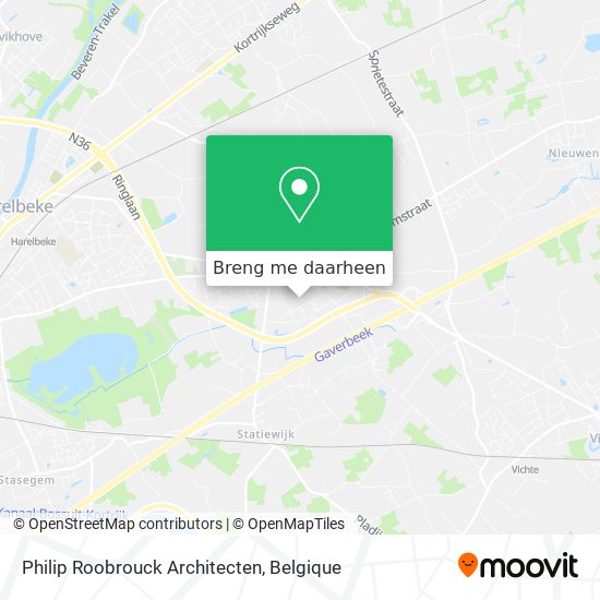 Philip Roobrouck Architecten kaart