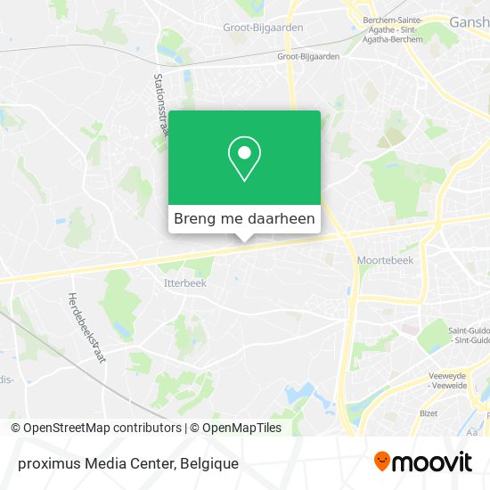 proximus Media Center kaart