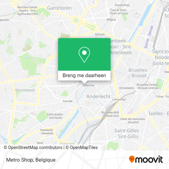 Metro Shop kaart