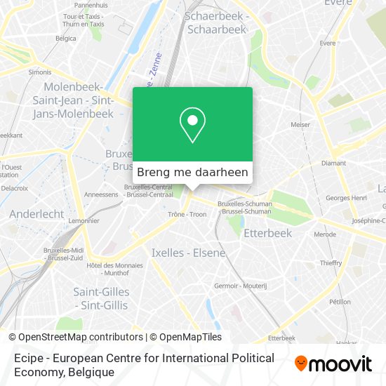 Ecipe - European Centre for International Political Economy kaart