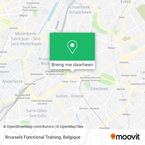 Brussels Functional Training kaart