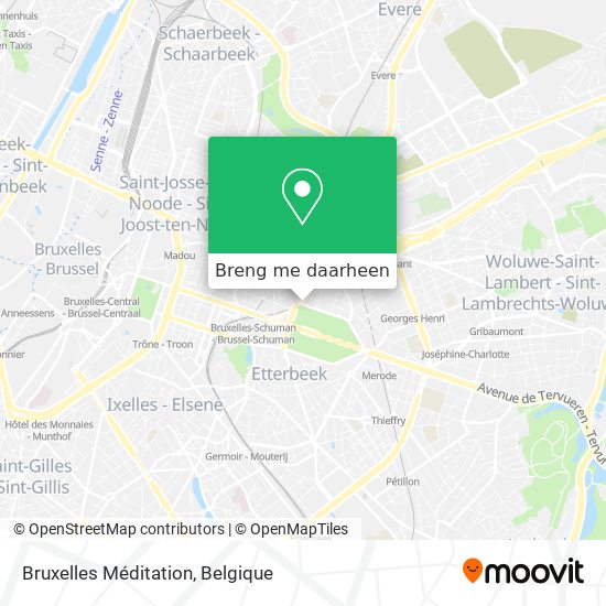 Bruxelles Méditation kaart
