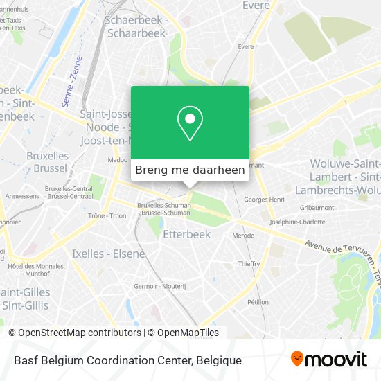 Basf Belgium Coordination Center kaart