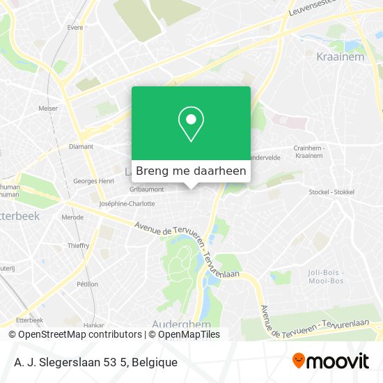 A. J. Slegerslaan 53 5 kaart