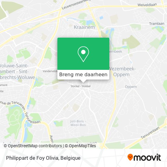 Philippart de Foy Olivia kaart