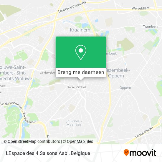 L'Espace des 4 Saisons Asbl kaart