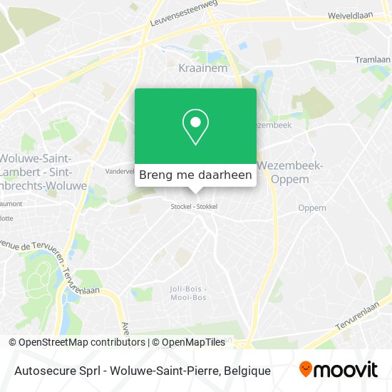 Autosecure Sprl - Woluwe-Saint-Pierre kaart