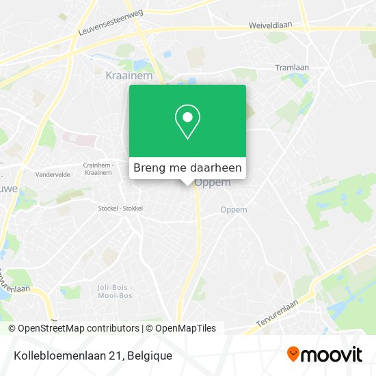 Kollebloemenlaan 21 kaart