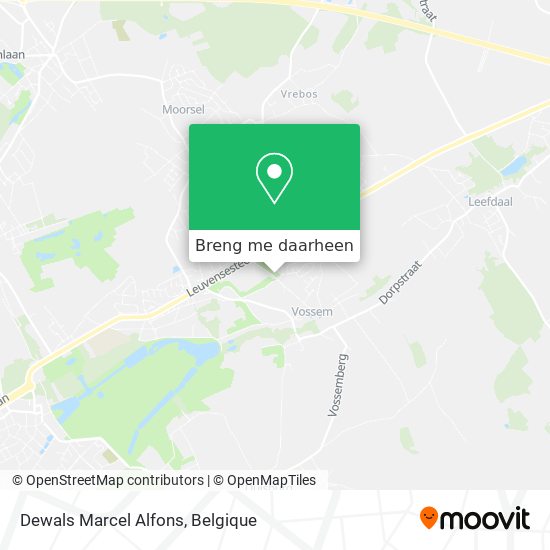 Dewals Marcel Alfons kaart