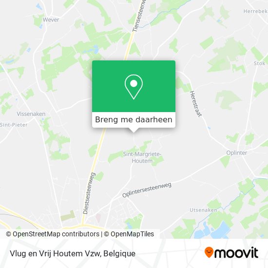 Vlug en Vrij Houtem Vzw kaart