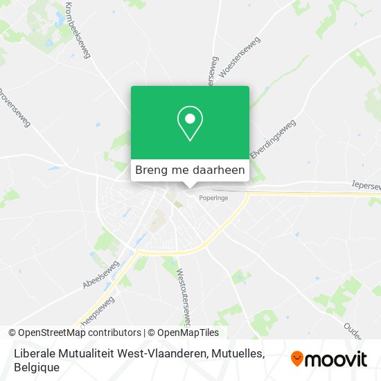 Liberale Mutualiteit West-Vlaanderen, Mutuelles kaart