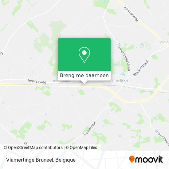 Vlamertinge Bruneel kaart