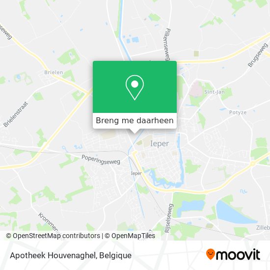 Apotheek Houvenaghel kaart