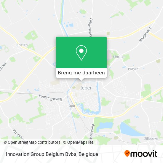 Innovation Group Belgium Bvba kaart