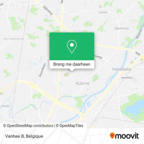Vanhee B kaart