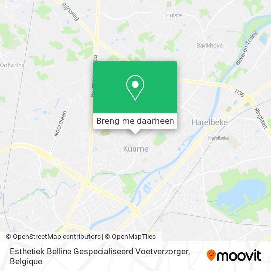 Esthetiek Belline Gespecialiseerd Voetverzorger kaart