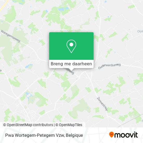 Pwa Wortegem-Petegem Vzw kaart