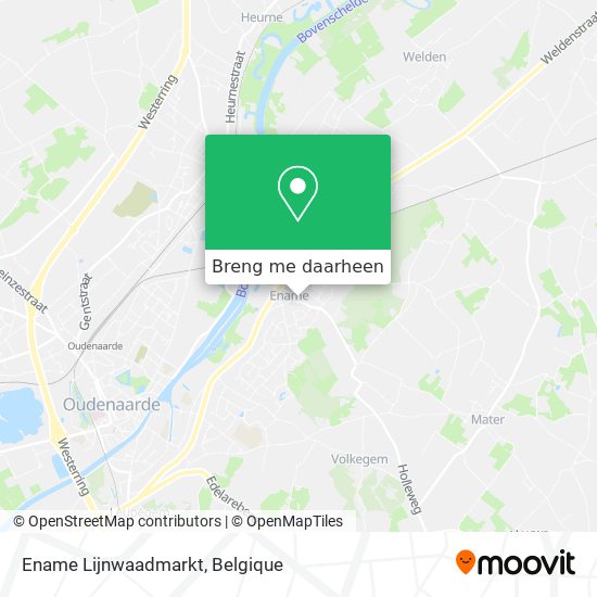 Ename Lijnwaadmarkt kaart