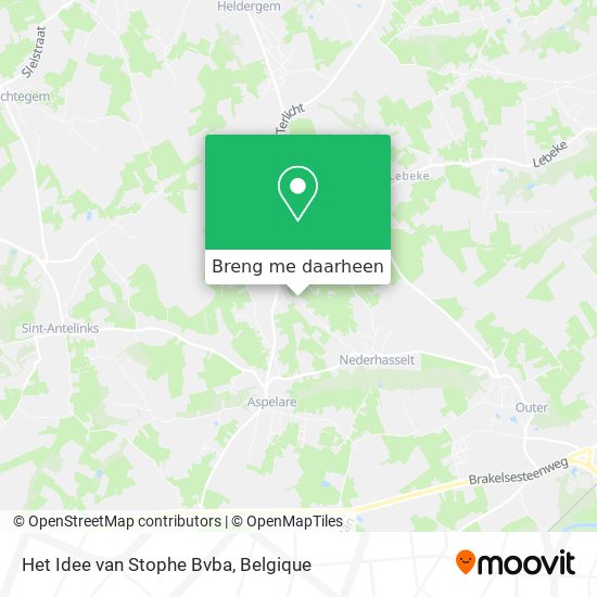 Het Idee van Stophe Bvba kaart