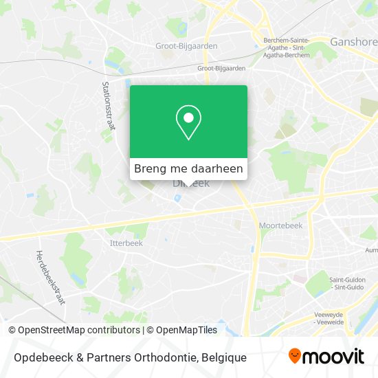 Opdebeeck & Partners Orthodontie kaart