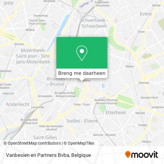 Vanbesien en Partners Bvba kaart