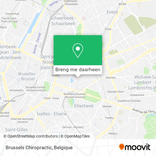 Brussels Chiropractic kaart