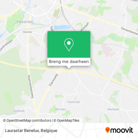 Laurastar Benelux kaart