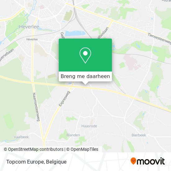 Topcom Europe kaart