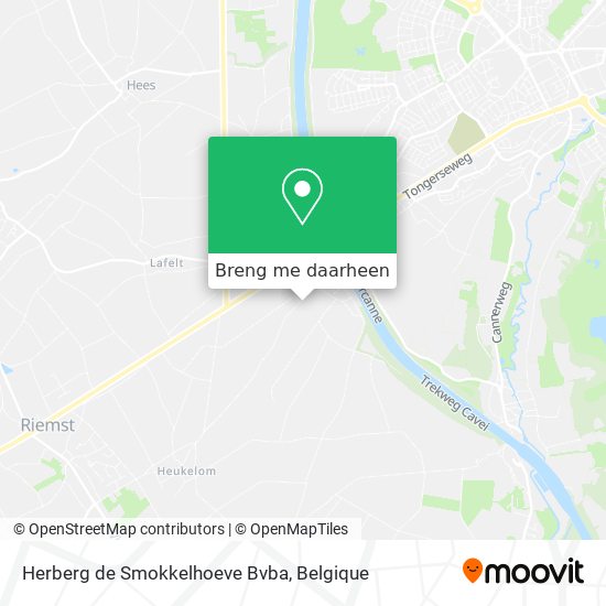 Herberg de Smokkelhoeve Bvba kaart