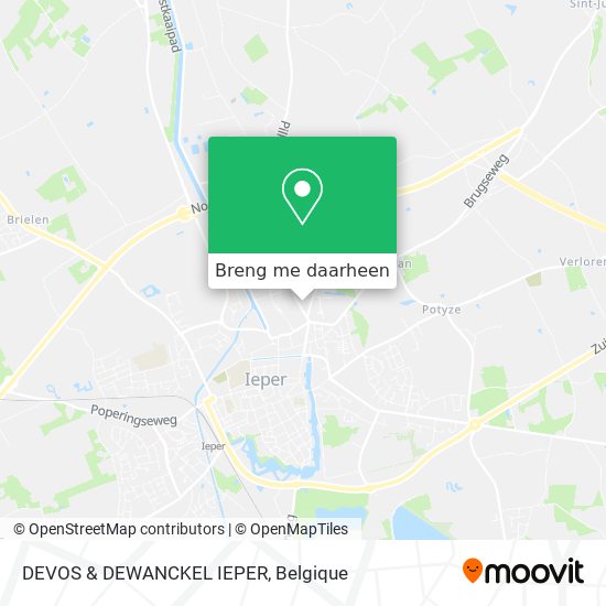 DEVOS & DEWANCKEL IEPER kaart