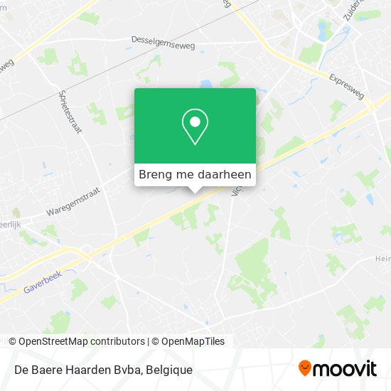 De Baere Haarden Bvba kaart