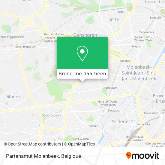 Partenamut Molenbeek kaart