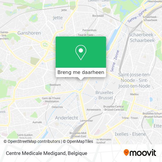 Centre Medicale Medigand kaart