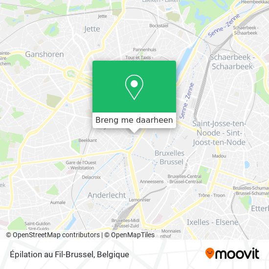 Épilation au Fil-Brussel kaart