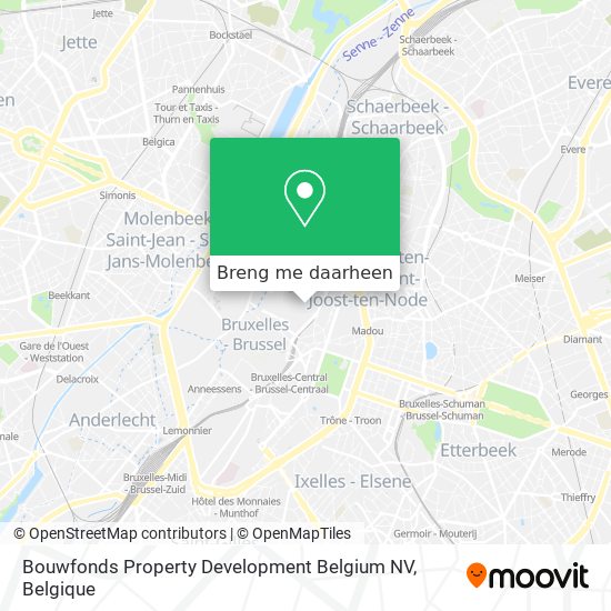 Bouwfonds Property Development Belgium NV kaart