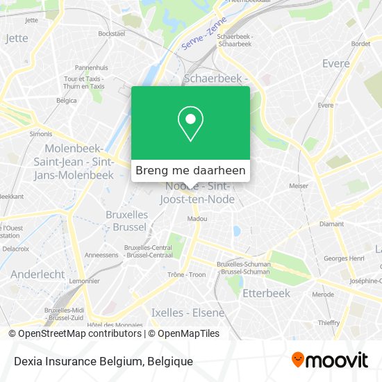 Dexia Insurance Belgium kaart