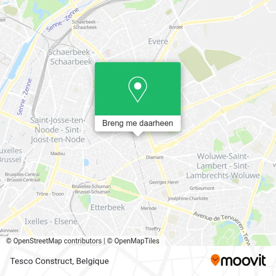 Tesco Construct kaart