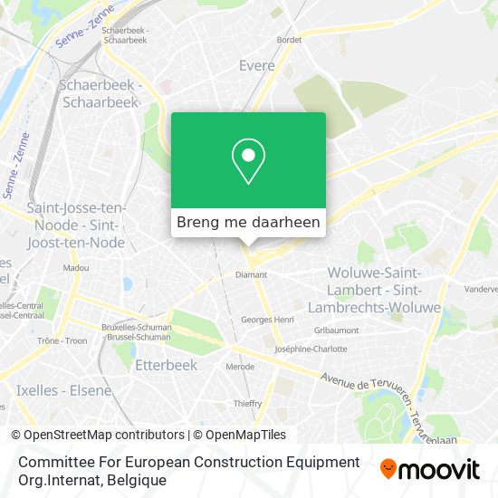 Committee For European Construction Equipment Org.Internat kaart