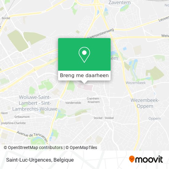 Saint-Luc-Urgences kaart
