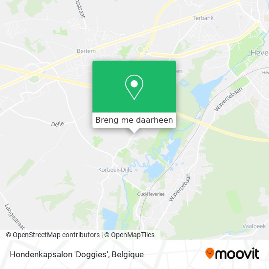 Hondenkapsalon 'Doggies' kaart