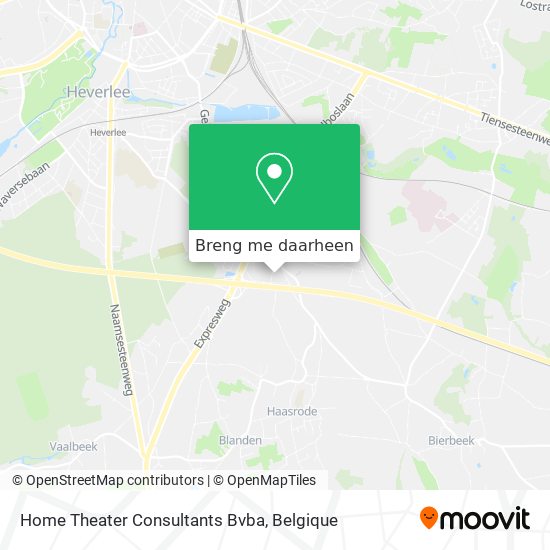 Home Theater Consultants Bvba kaart