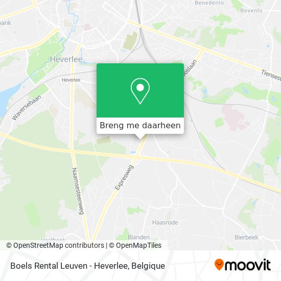 Boels Rental Leuven - Heverlee kaart
