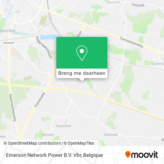 Emerson Network Power B.V. Vbr kaart
