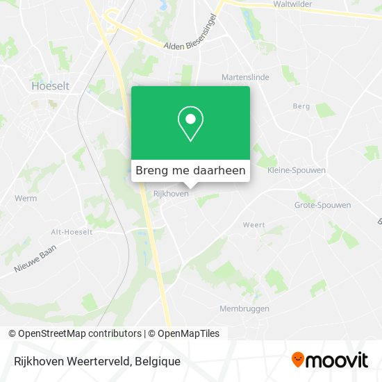 Rijkhoven Weerterveld kaart
