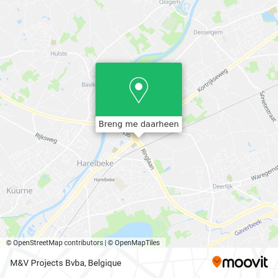 M&V Projects Bvba kaart
