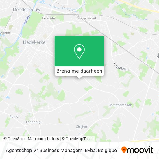 Agentschap Vr Business Managem. Bvba kaart