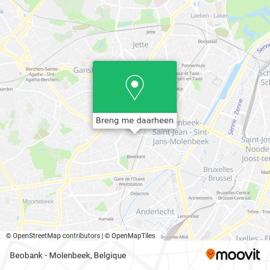 Beobank - Molenbeek kaart