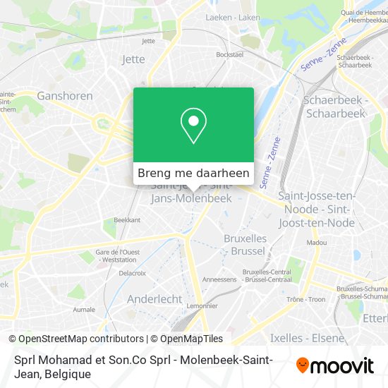 Sprl Mohamad et Son.Co Sprl - Molenbeek-Saint-Jean kaart